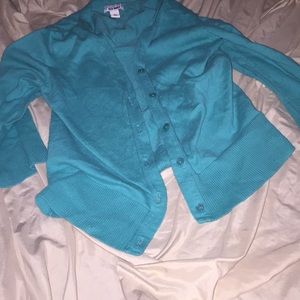 Old Navy teal Cardigan